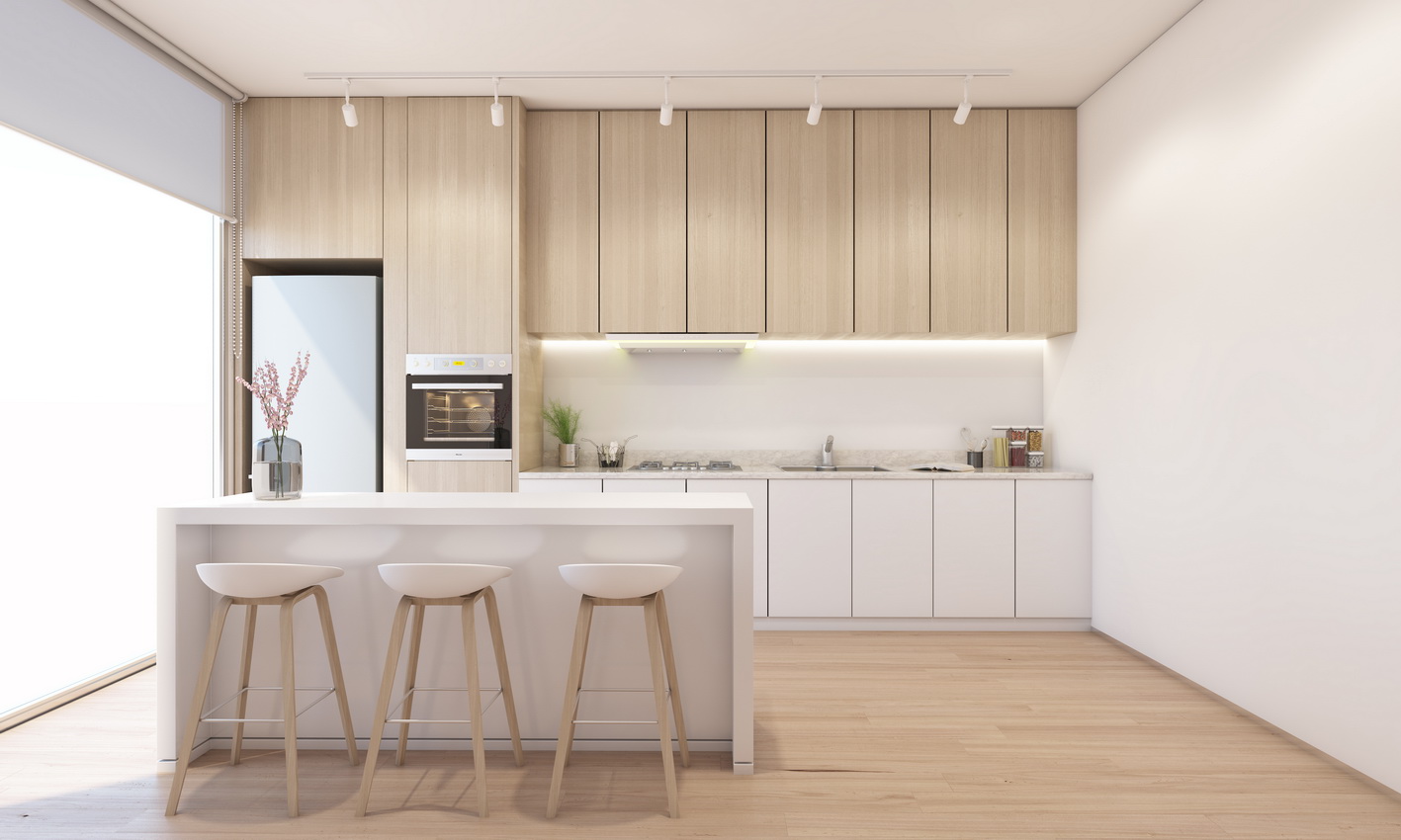 Plano técnico de distribución de vivienda realizado por Izarte arquitectura